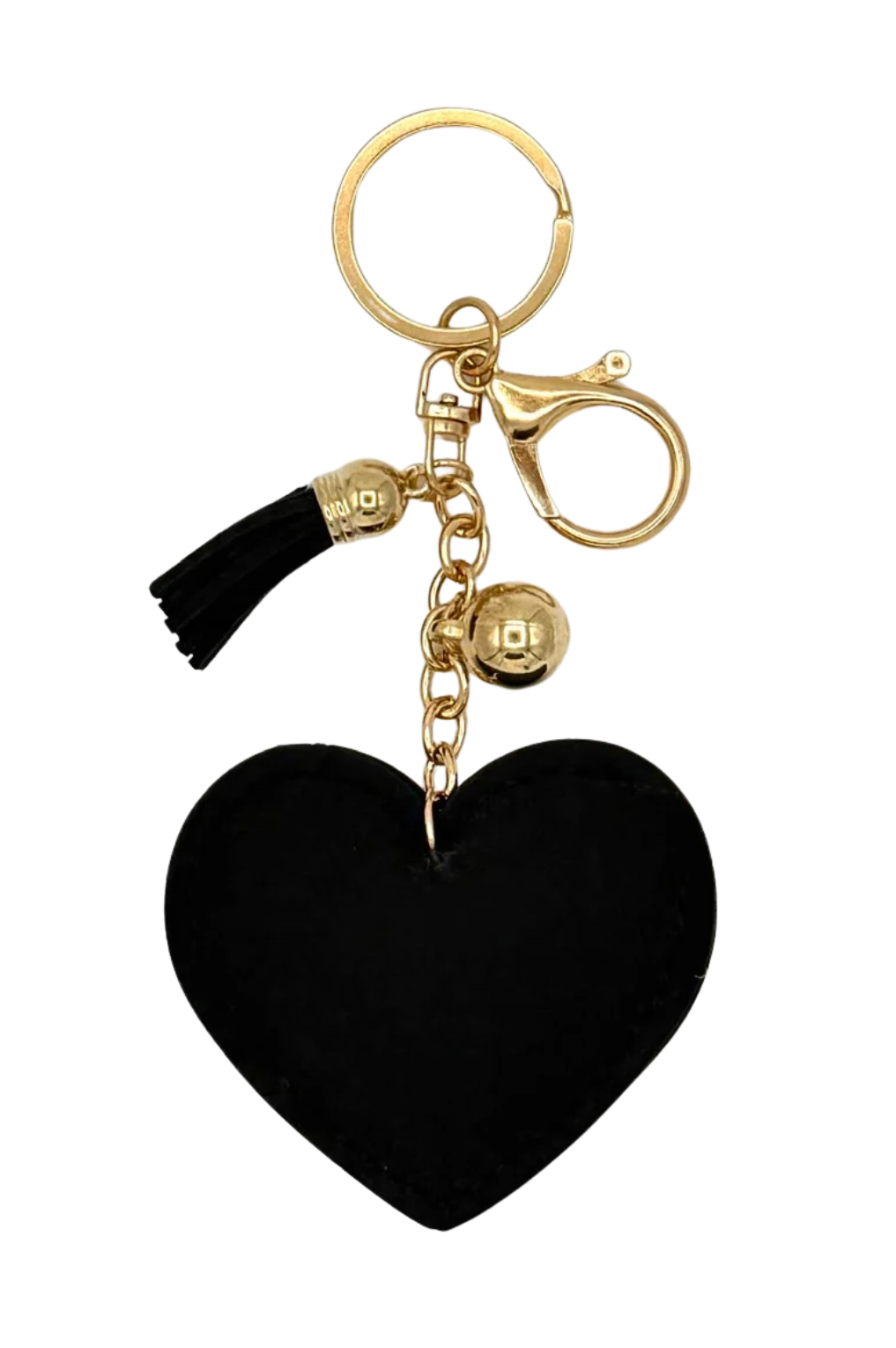 Big Heart Energy Keychain – Silver
