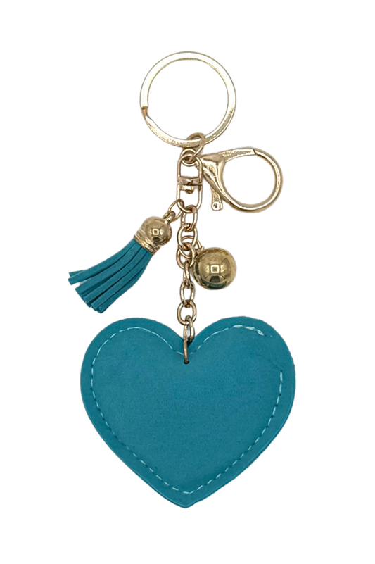 Big Heart Energy Keychain – Turquoise