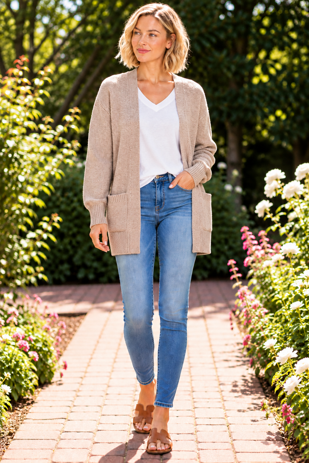 Feels Like Home Cardigan - Mocha
