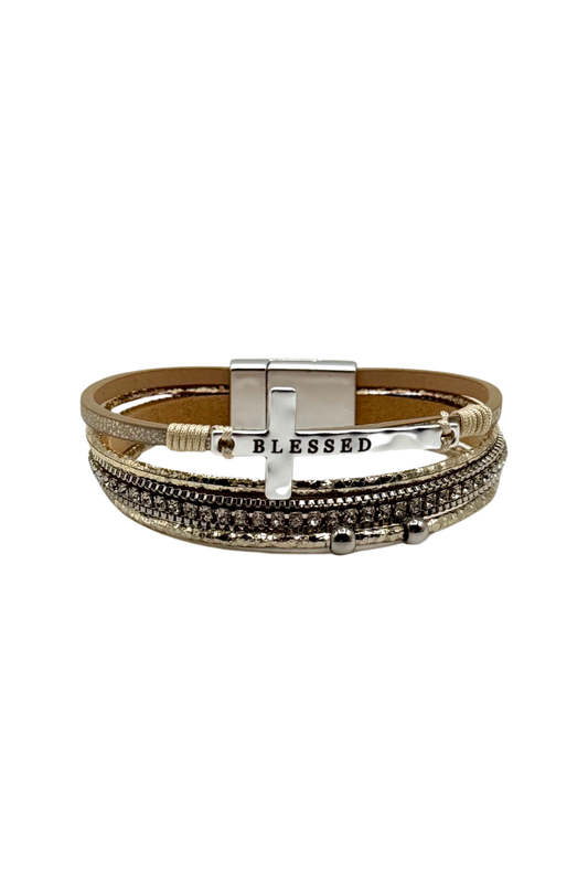 Simply Blessed Bracelet – Silver