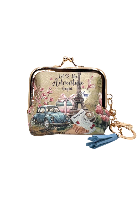 Let The Adventure Begin Coin Purse