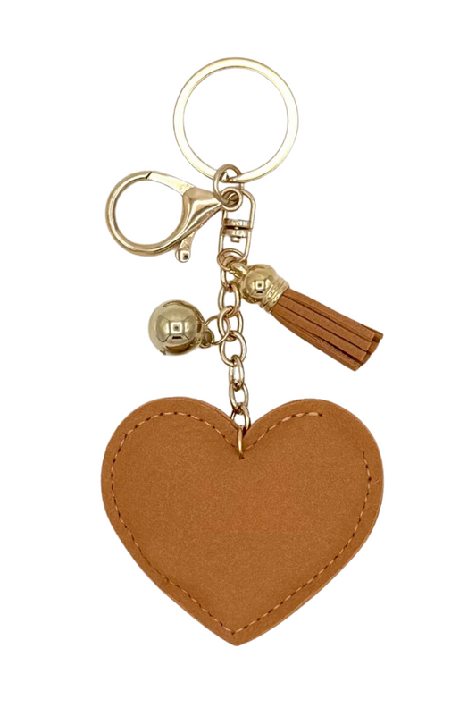 Big Heart Energy Keychain – Gold