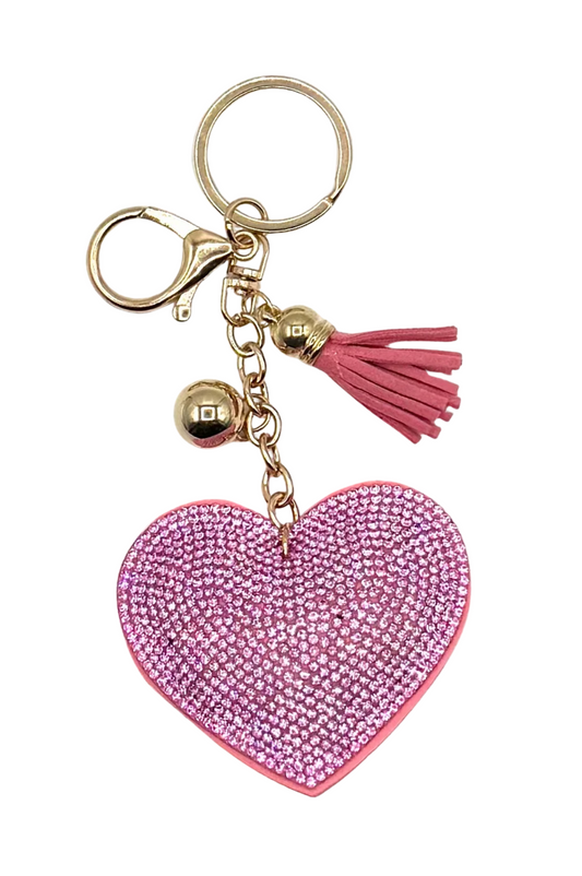 Big Heart Energy Keychain – Pink