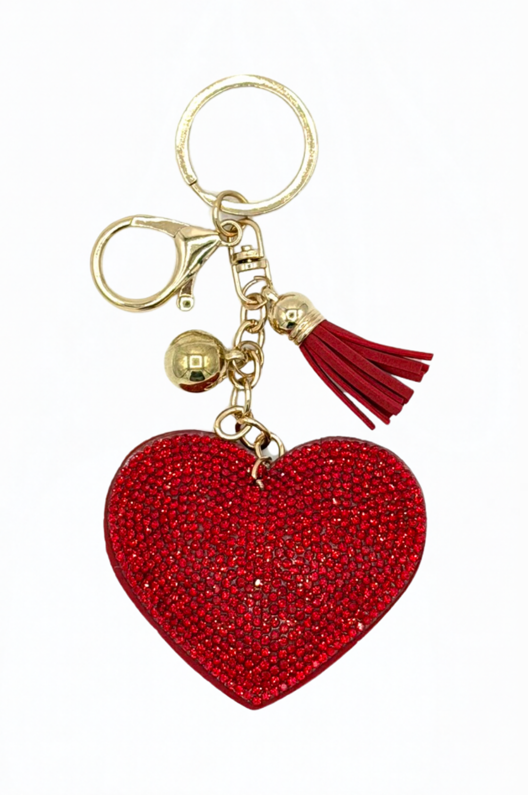 Big Heart Energy Keychain – Red