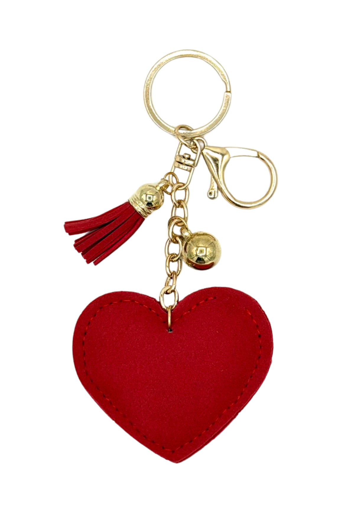 Big Heart Energy Keychain – Red