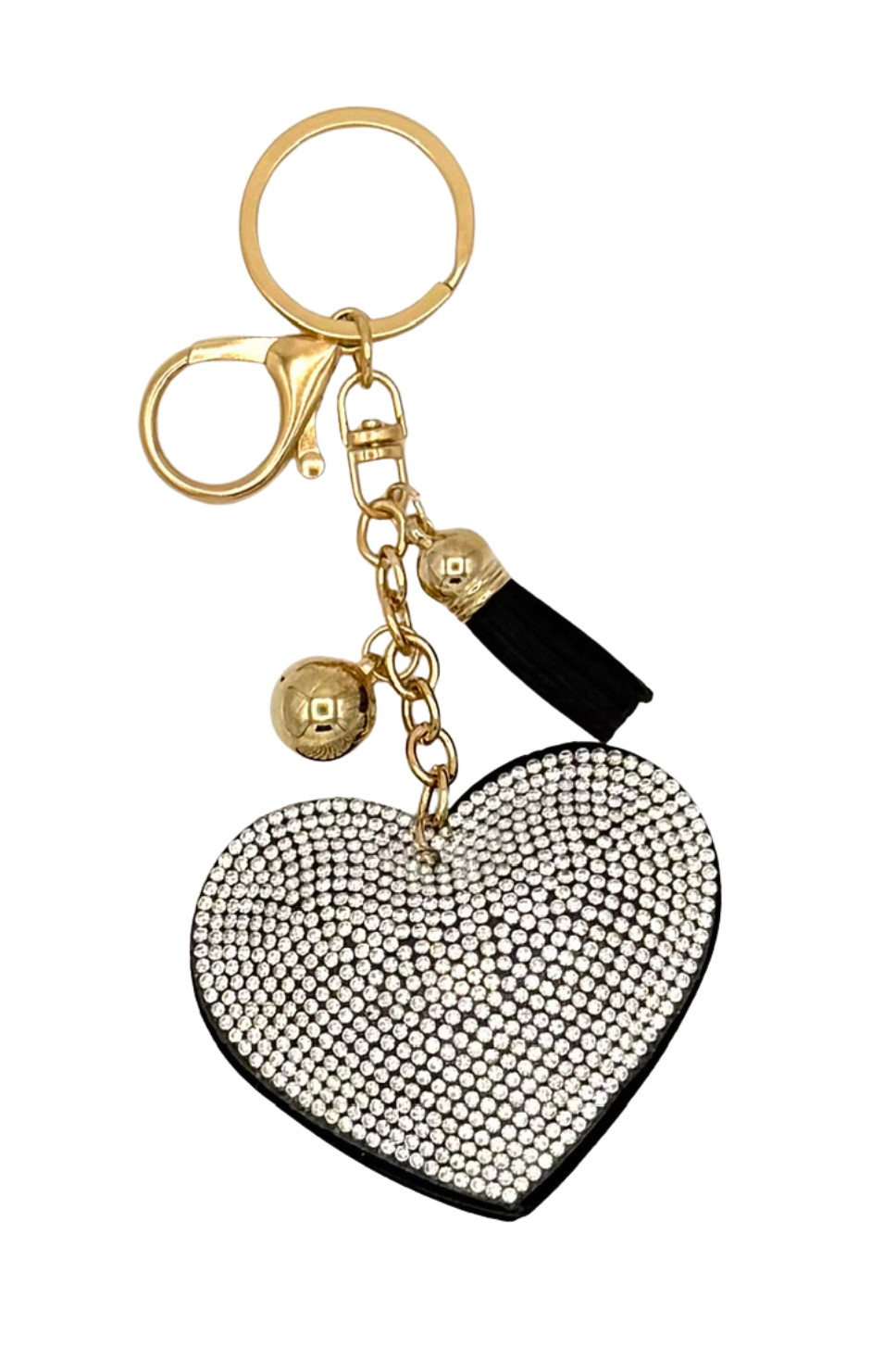 Big Heart Energy Keychain – Silver
