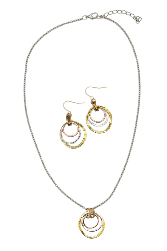 Full Circle Jewelry Set – Mixed Metal