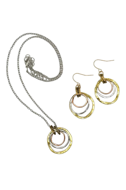 Full Circle Jewelry Set – Mixed Metal