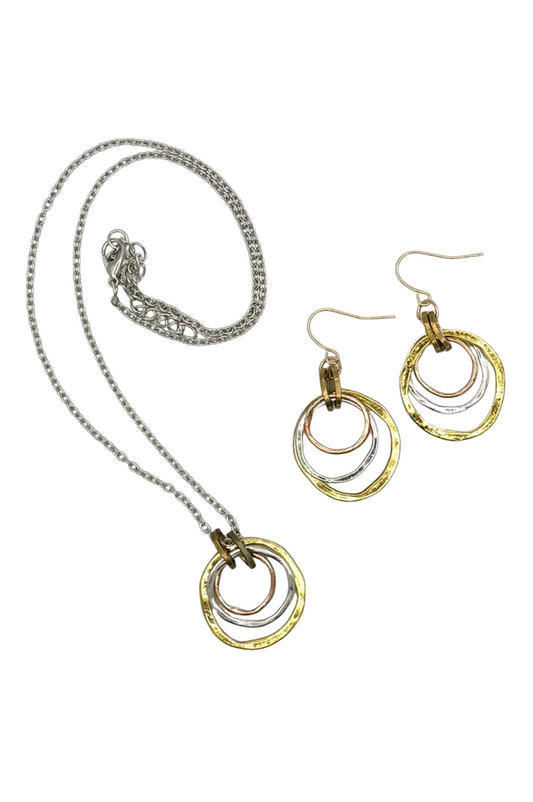 Full Circle Jewelry Set – Mixed Metal