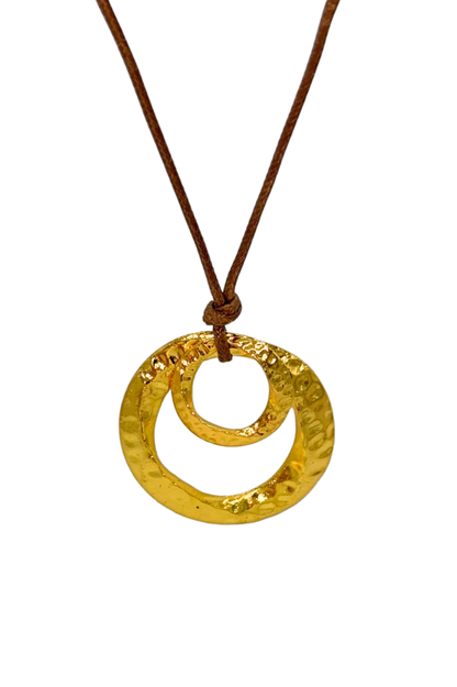 Going In Circles Necklace – Gold