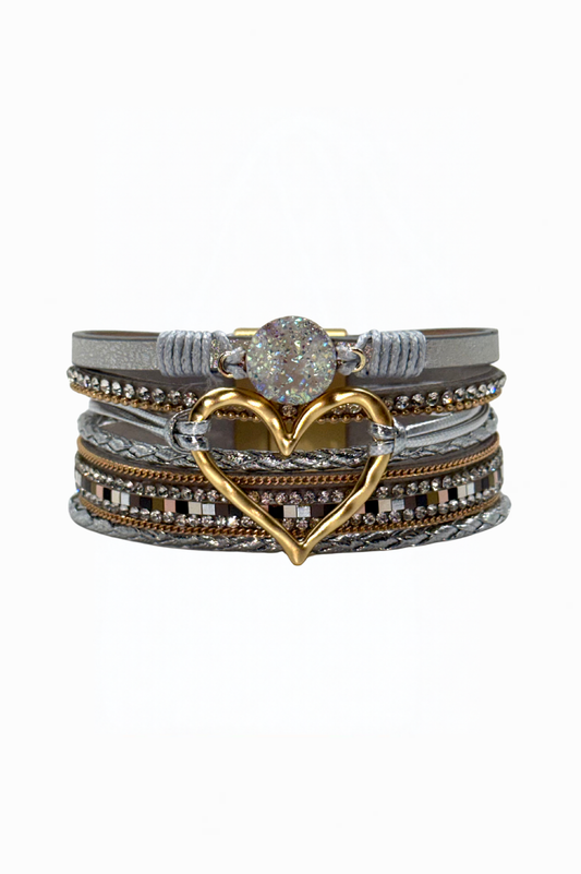 Hearts A Flutter Bracelet – Silver