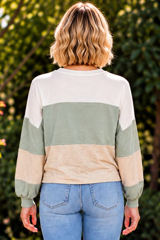 Hooked On You Knit Top - Sage