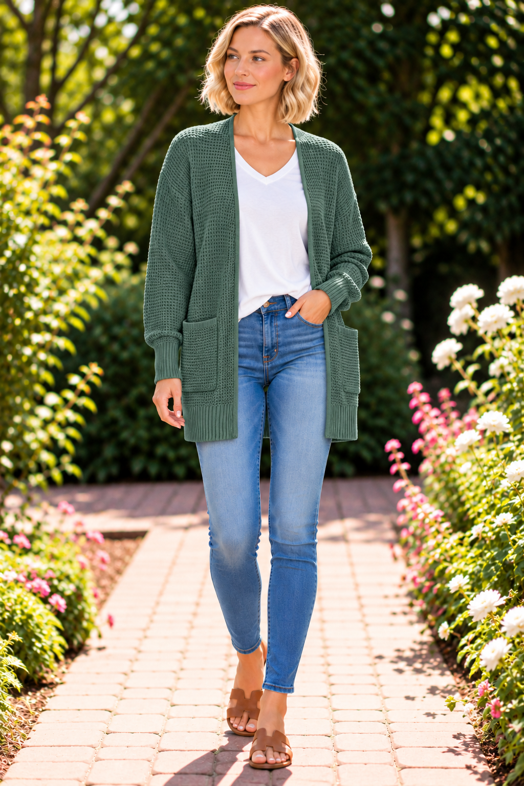On My Mind Cardigan - Ash Jade