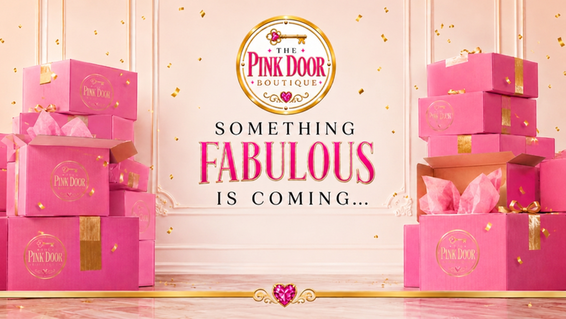 The Pink Door Boutique — Something Fabulous Is Coming