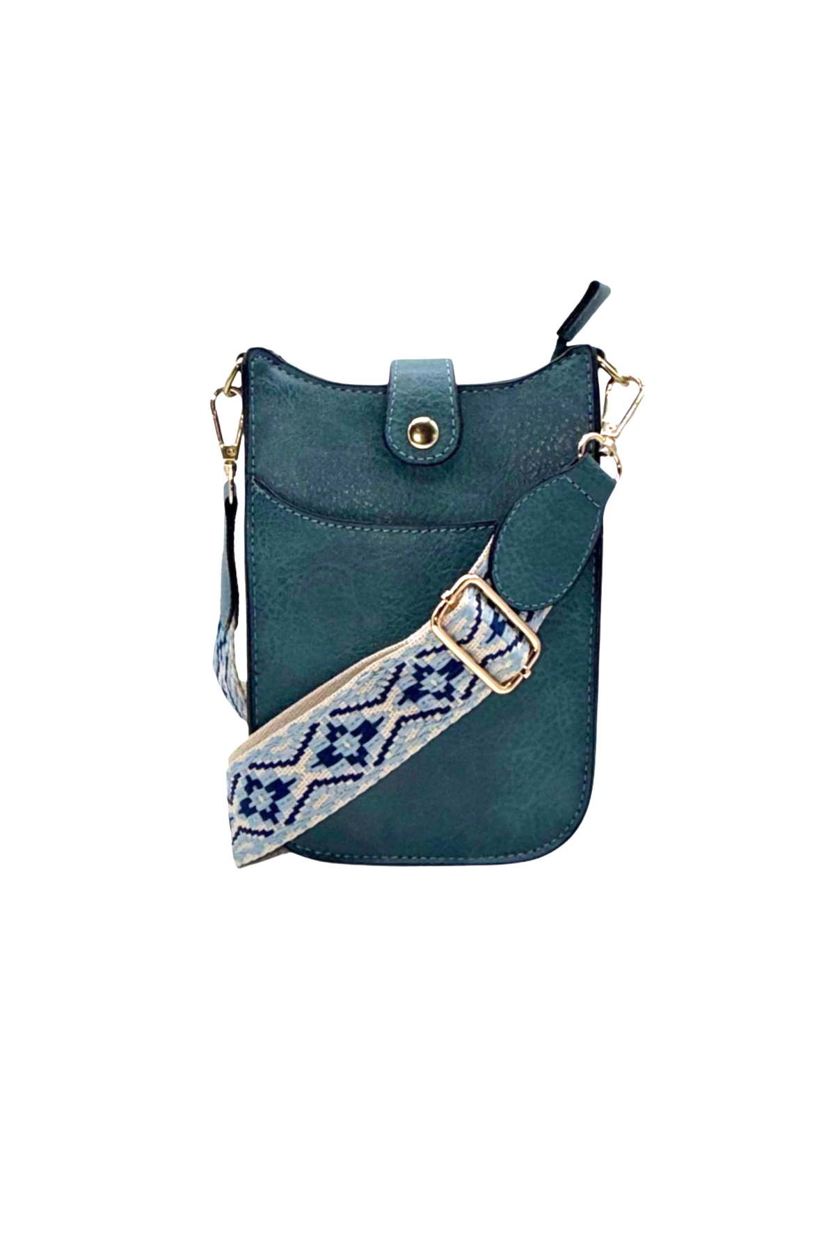 She’s So Lovely Phone Crossbody – Dusty Teal