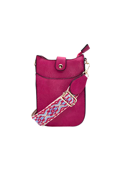She’s So Lovely Phone Crossbody – Fuchsia