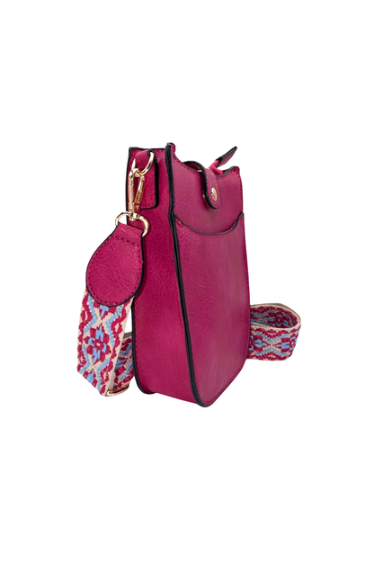 She’s So Lovely Phone Crossbody – Fuchsia