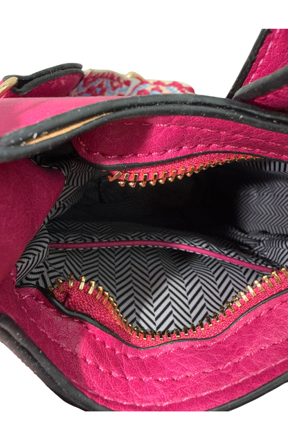 She’s So Lovely Phone Crossbody – Fuchsia